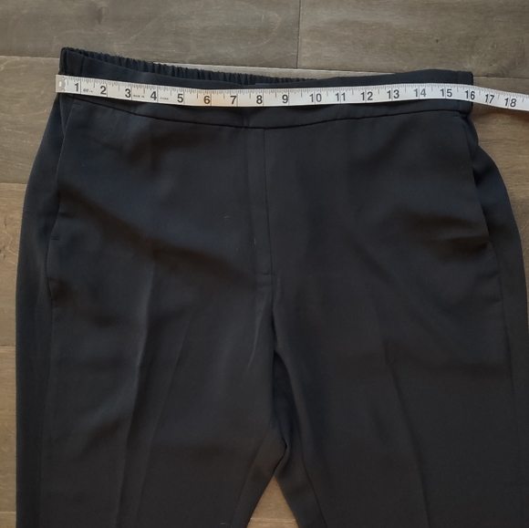 J. Crew Factory Jamie Pant Tapered Leg Pull-On Black - Picture 13 of 16